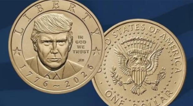 Cục đúc tiền Hoa Kỳ bắt đầu lưu hành và bán đồng tiền 1 đô la có hình Tổng thống Trump.