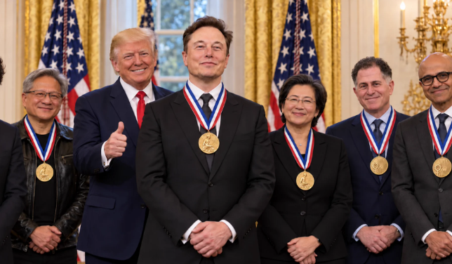Ông Trump trao cho Elon Musk giải thưởng khoa học danh giá nhất nước Mỹ