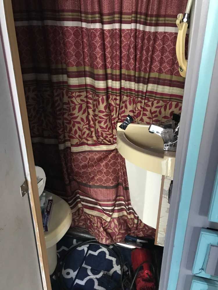 Our Thrifty Jungle RV Bathroom Makeover — Thriving in Tie Dye