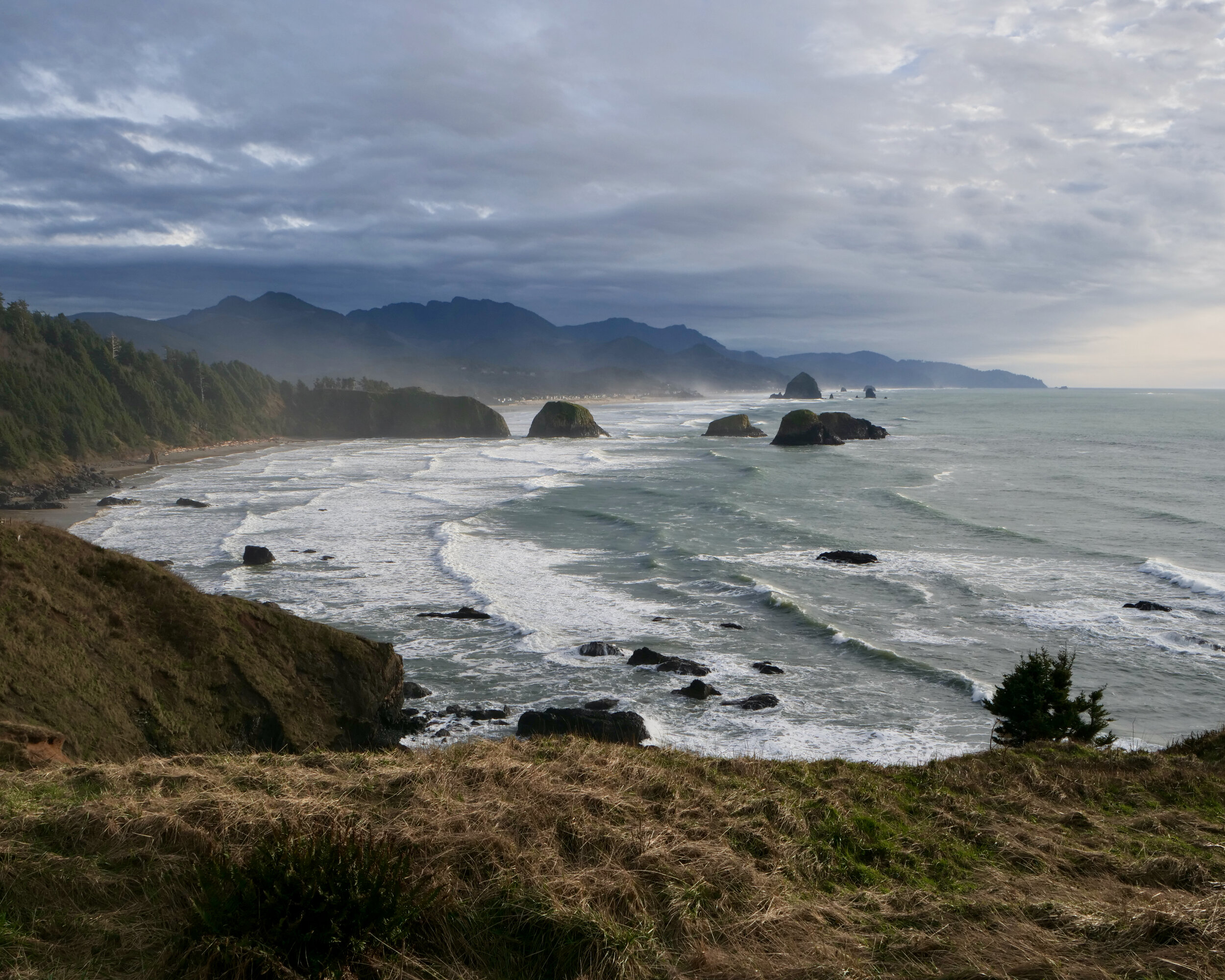 North Oregon Coast from Ecola Park looking south to Canon Beach