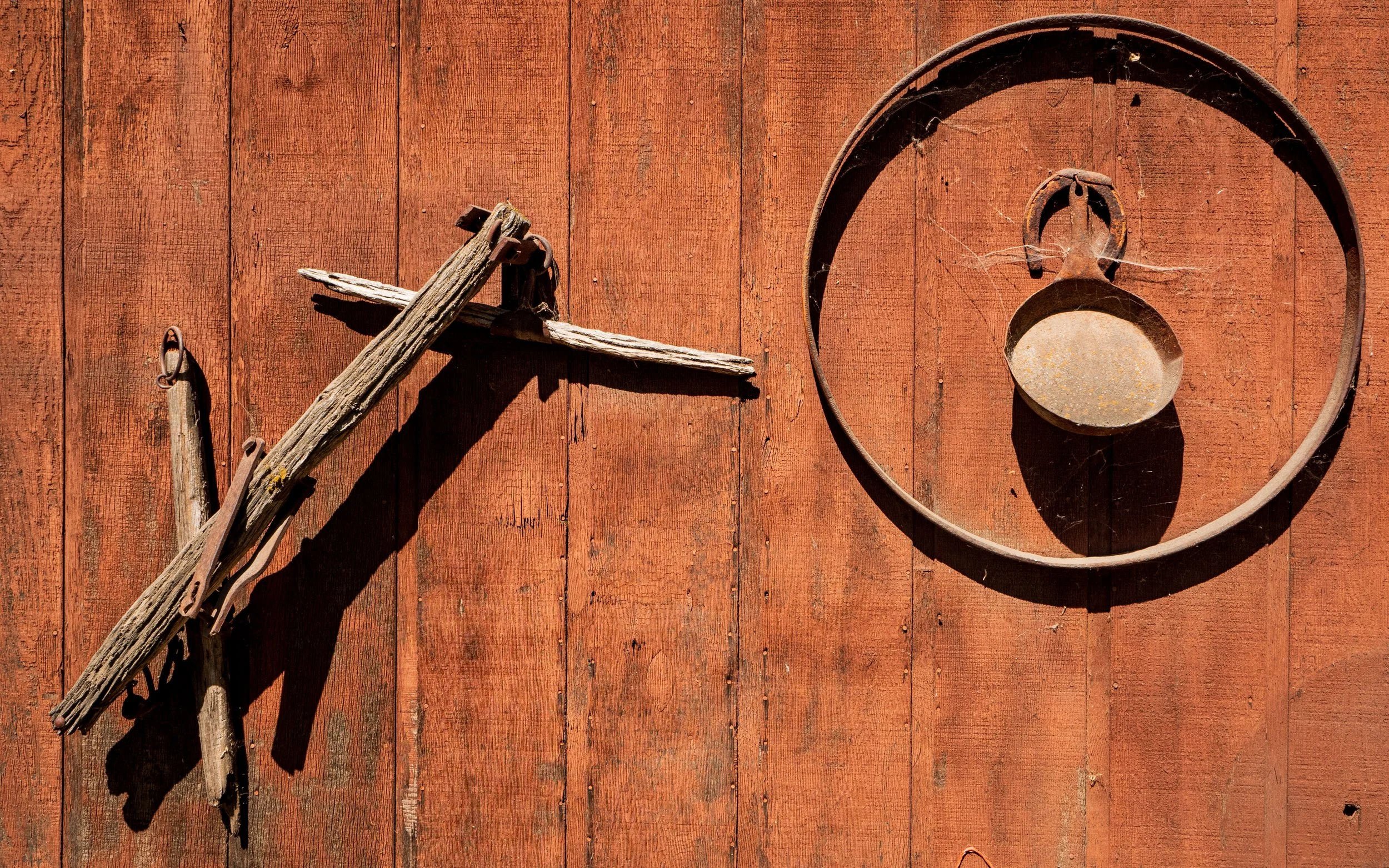 Old Farm Tools 16X10