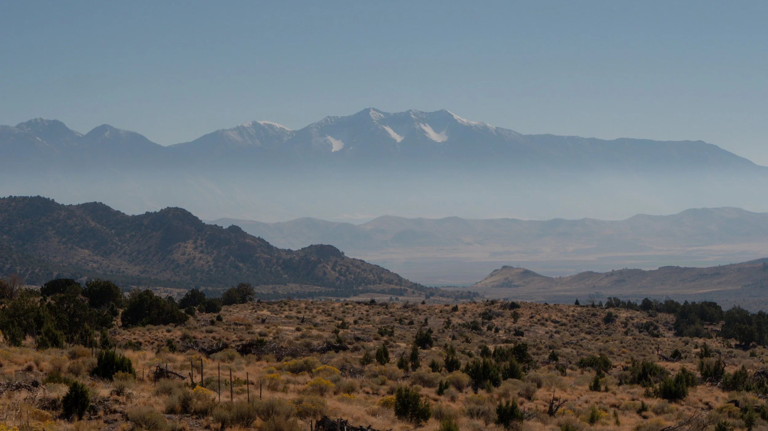Mountain  Haze Near Vernon Utah 16X9