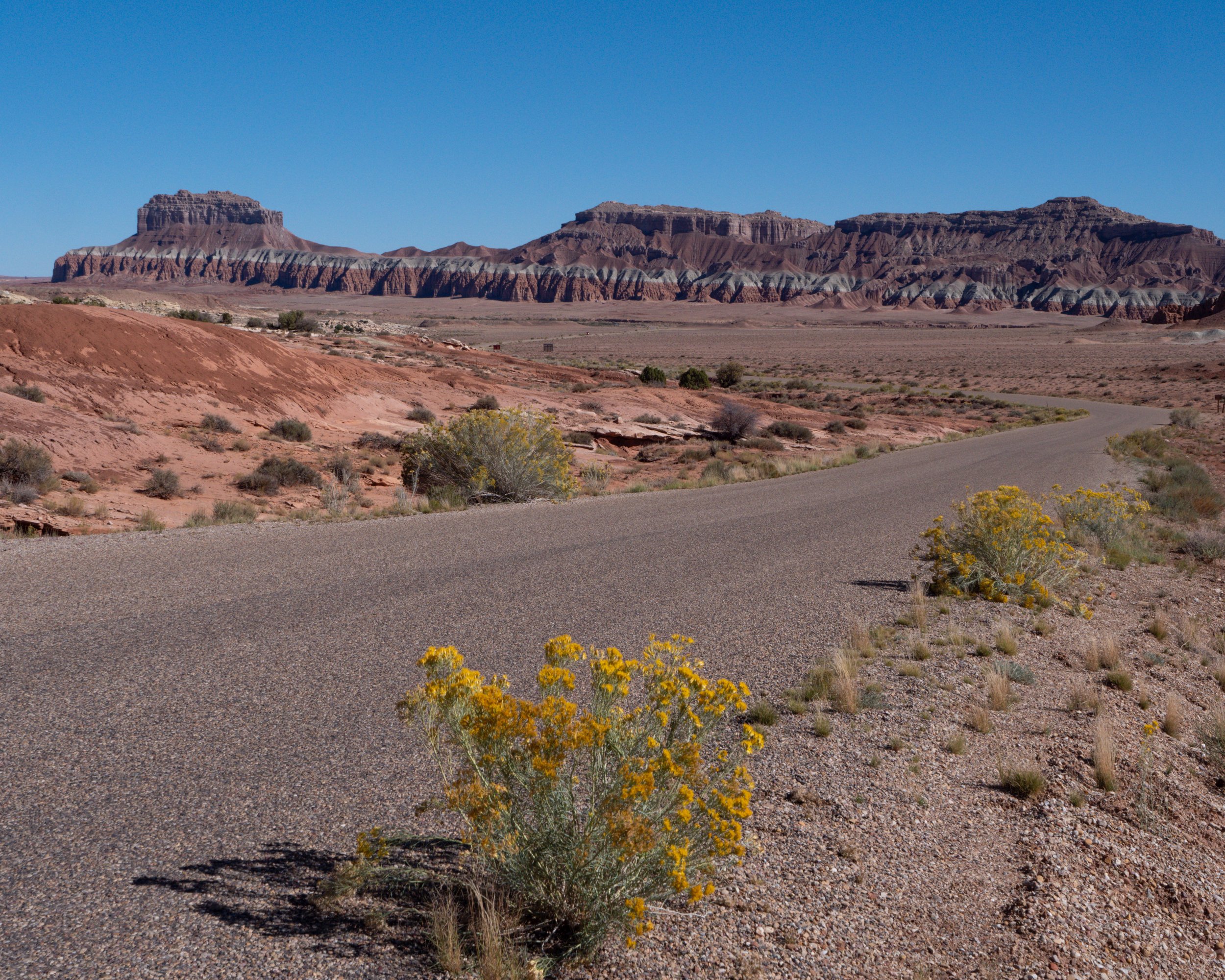 Road to Wild Horse Butte Goblin Valley State Park