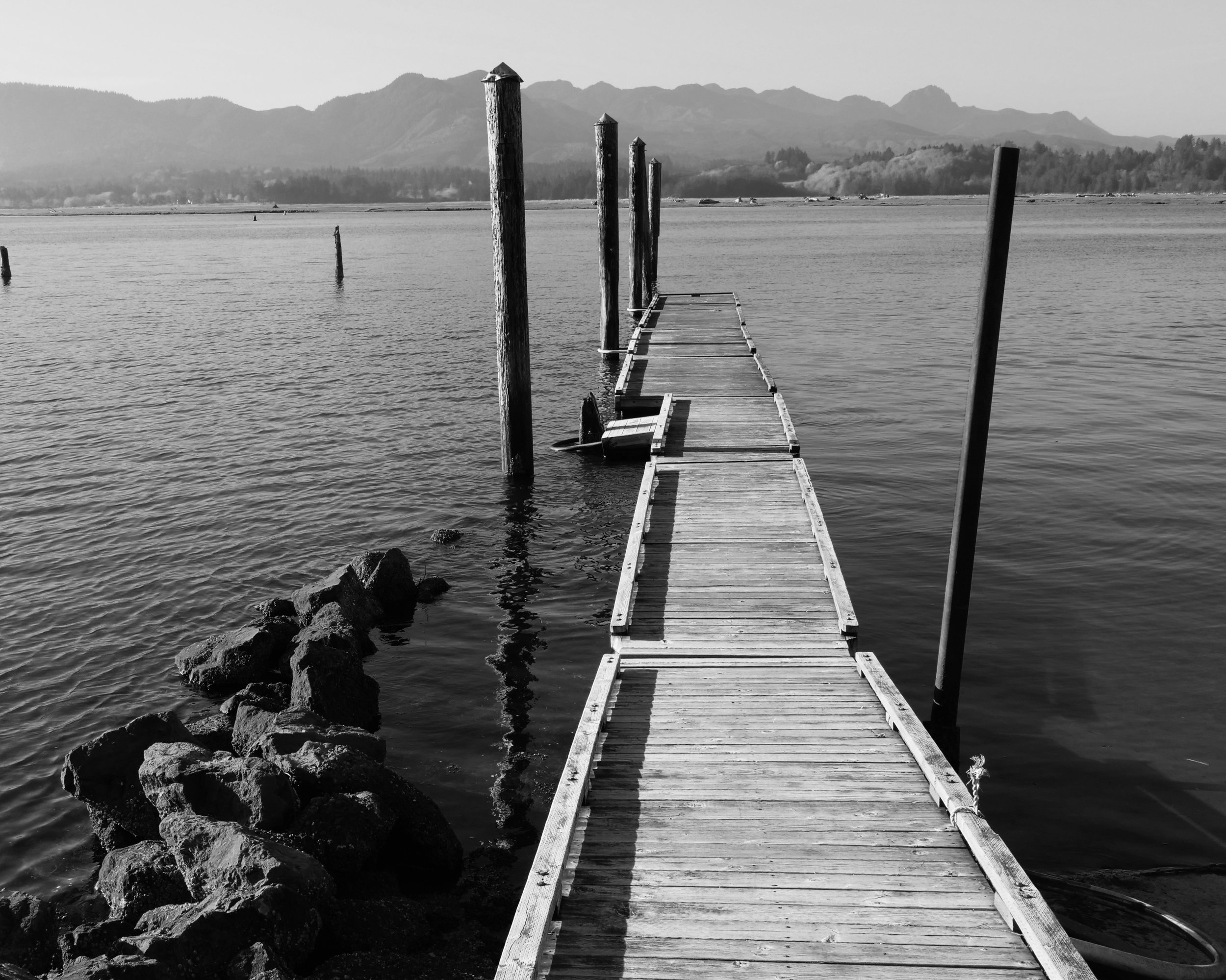 Dock on Nehalem Bay