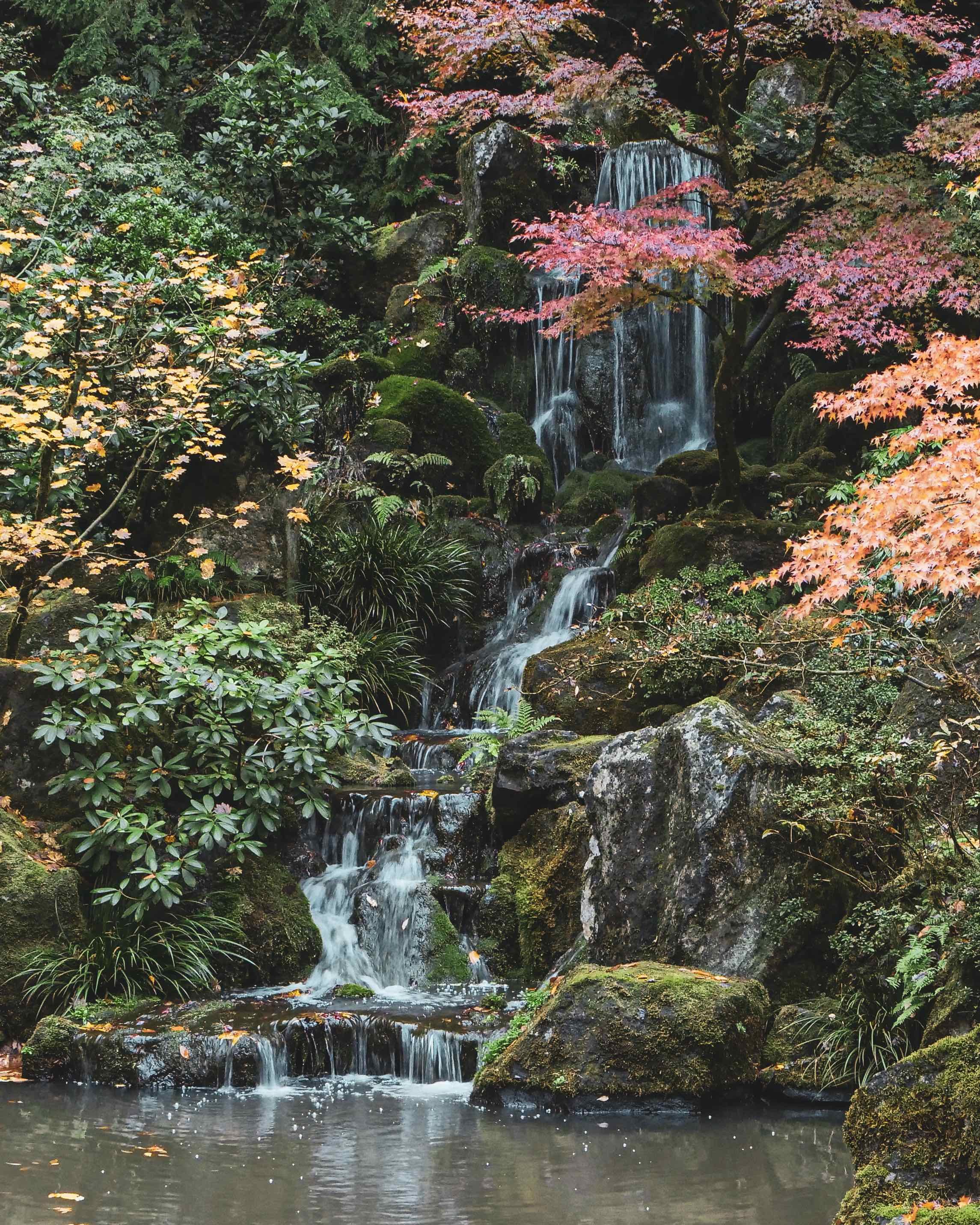 Waterfall Japanese Garden