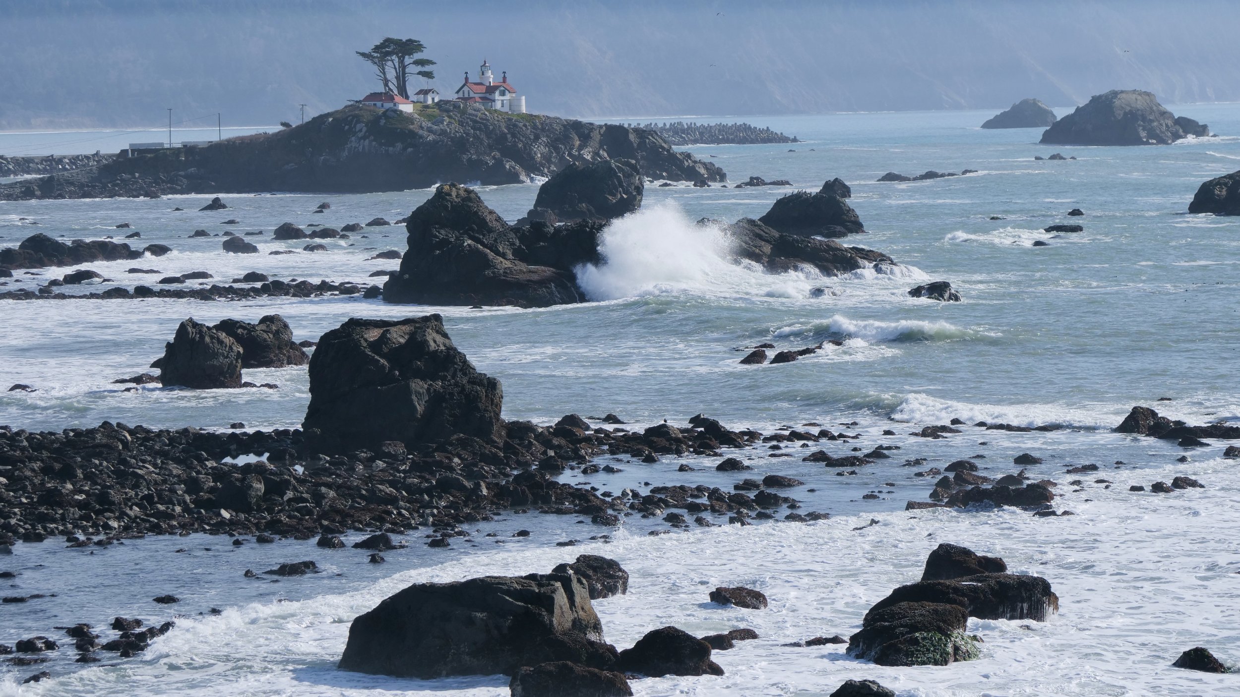 Trinidad Light House, Northern California coast 16X9