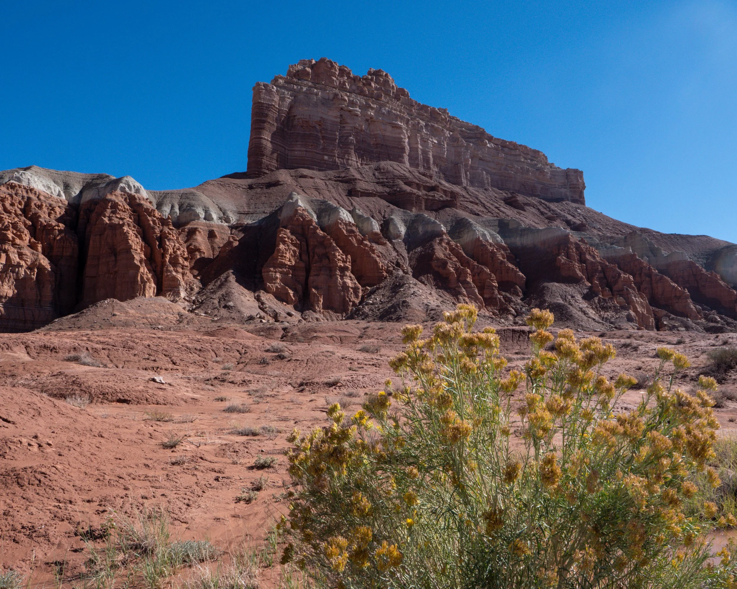 Mesa at Goblin Valley State Park