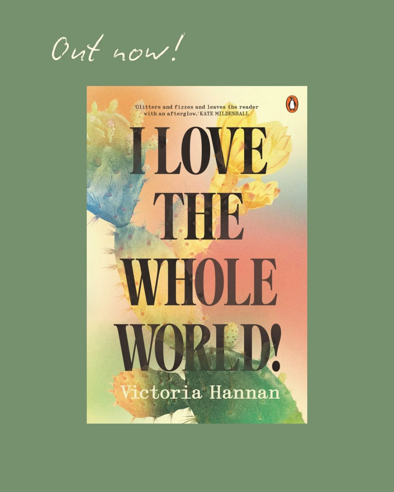 A celebration of life and self, of friendship, ageing and rebirth. I LOVE THE WHOLE WORLD! Out today!