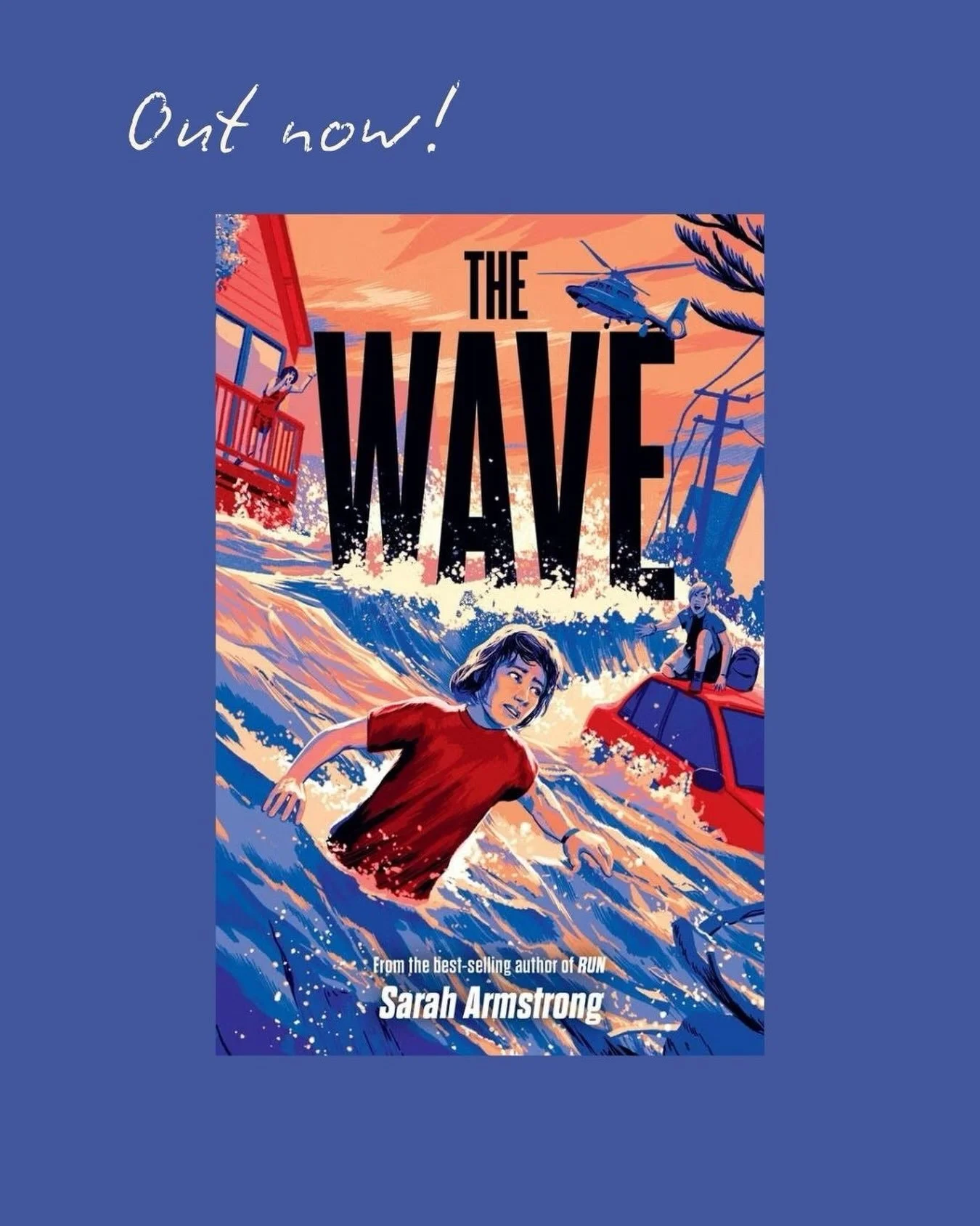 A gripping new release from Sarah Armstrong! THE WAVE is out today! 🌟📚