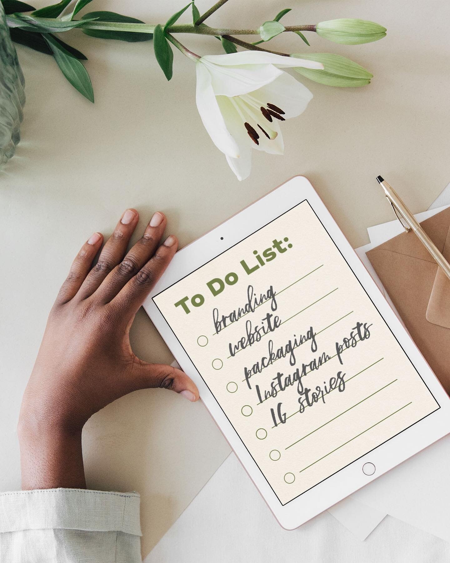 New year, new to do list, right?! Well maybe the same ol&rsquo; to do list 😩

As an entrepreneur, I always have an overwhelming long to do list. And if you&rsquo;re reading this, you&rsquo;re probably a small business owner that has a checklist with