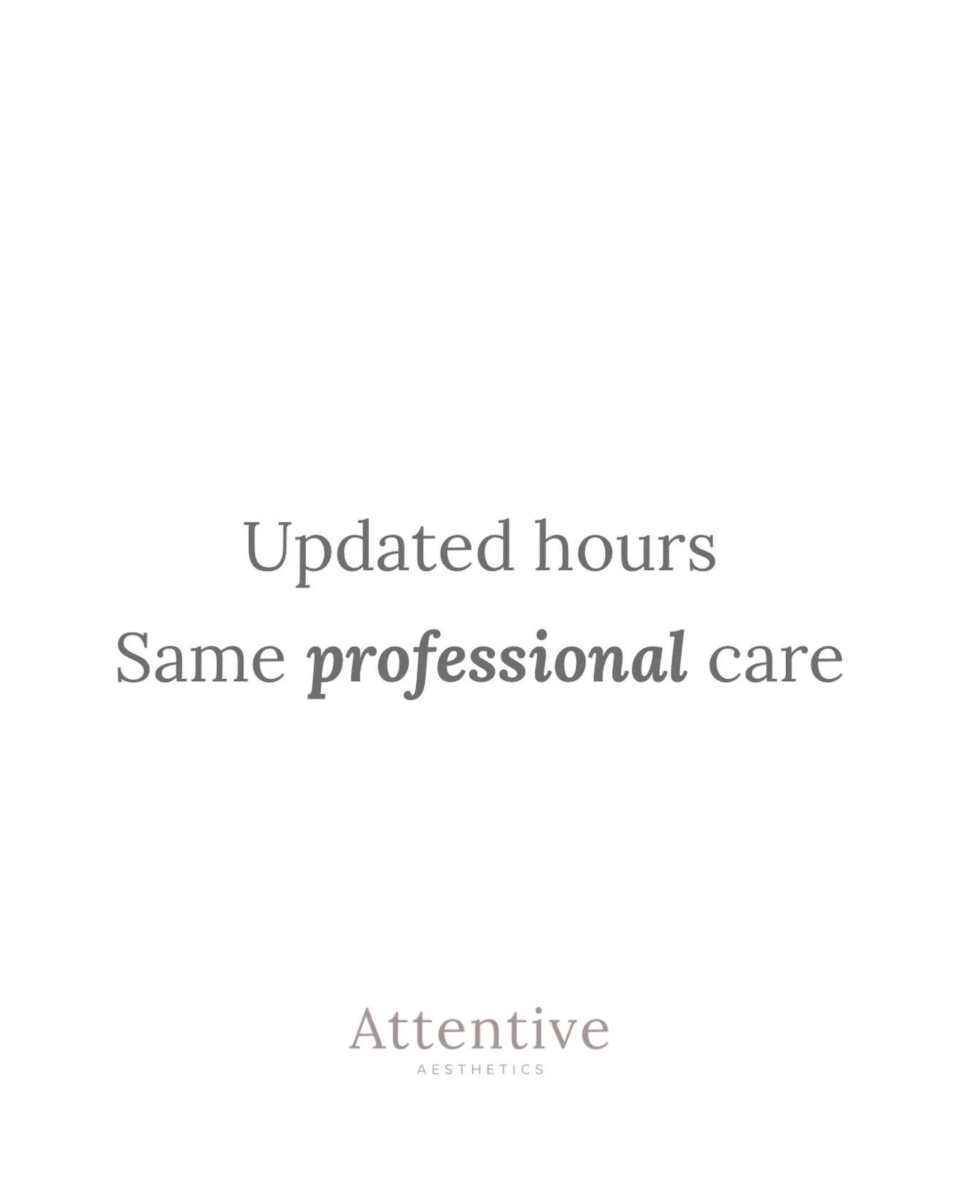I&rsquo;ve updated my hours for 2026. 

I&rsquo;ll be back in clinic tomorrow and I just wanted to let you know I will be changing my work days up a little this year. 

From mid January I&rsquo;ll be taking appointments on Thursdays, Fridays and Satu