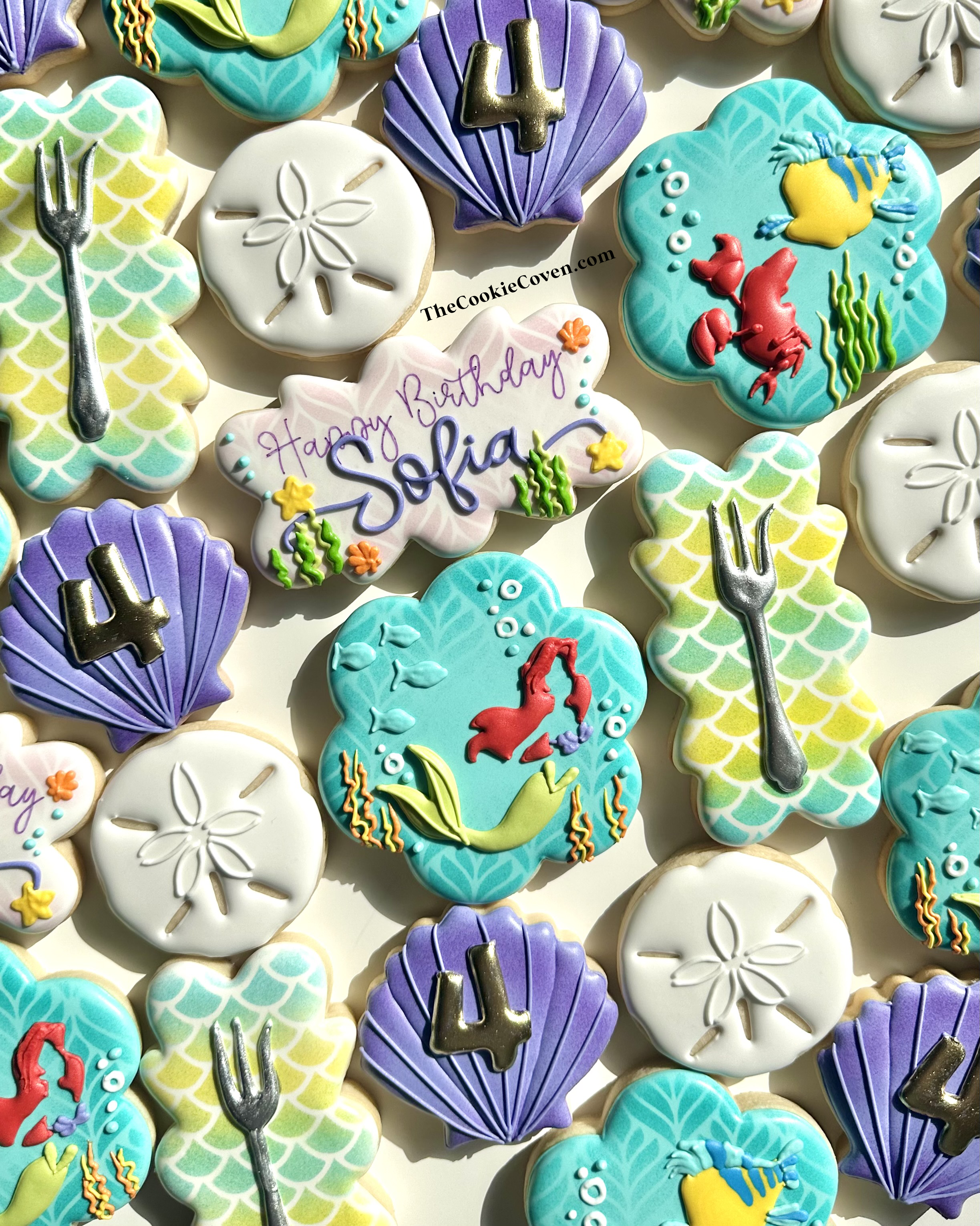 Tier 4 - Little Mermaid 4th Birthday