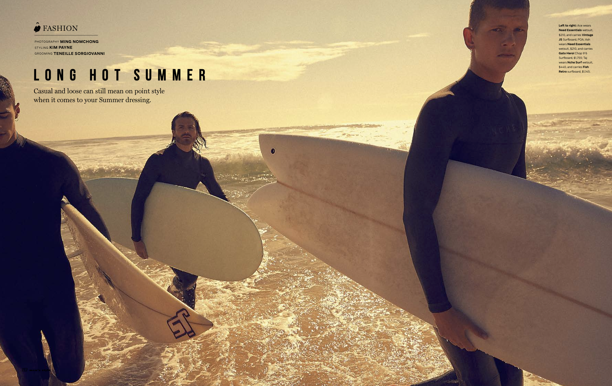 MENS STYLE MAGAZINE - LONG HOT SUMMER