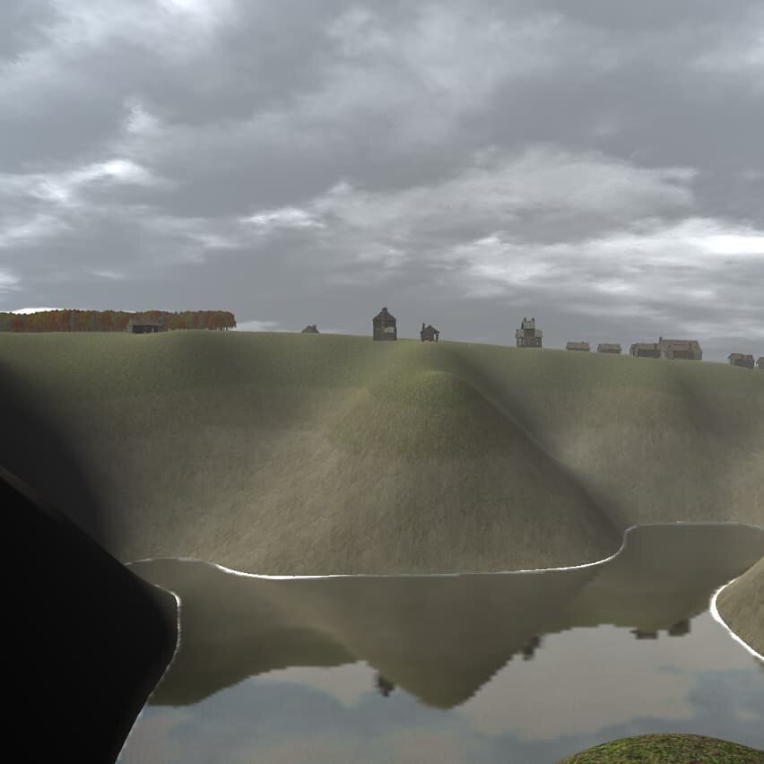 First procedurally generated terrain! #indiegamedev #unity3d