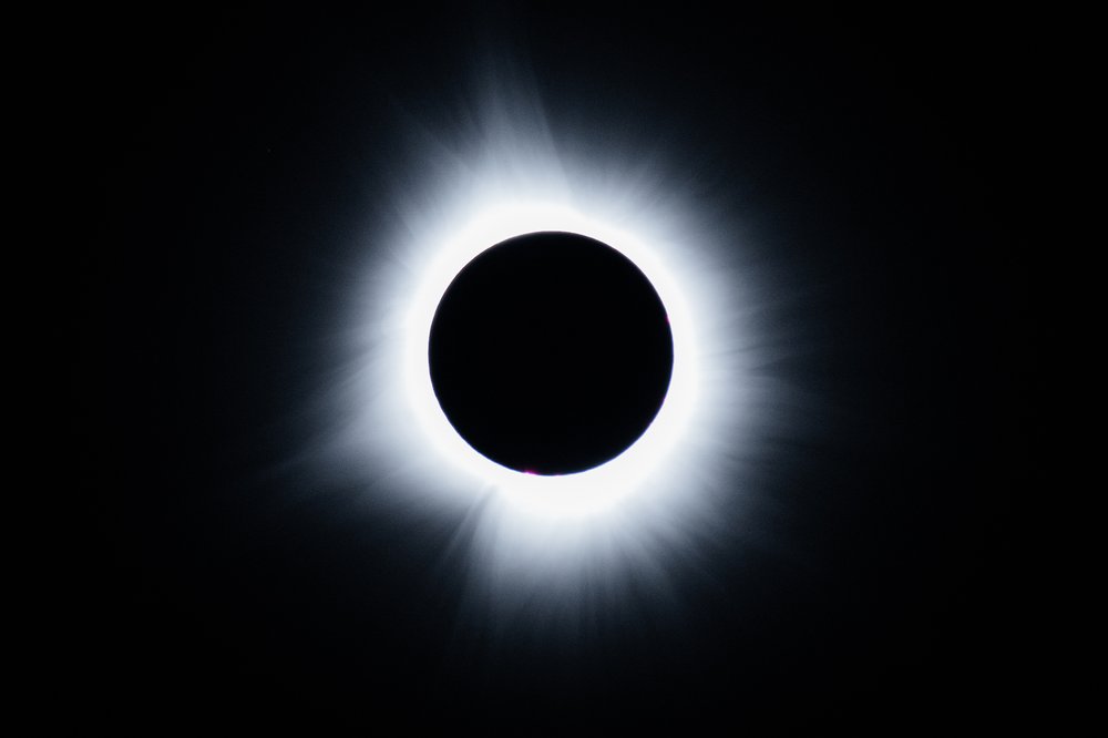 L'éclipse : la couronne