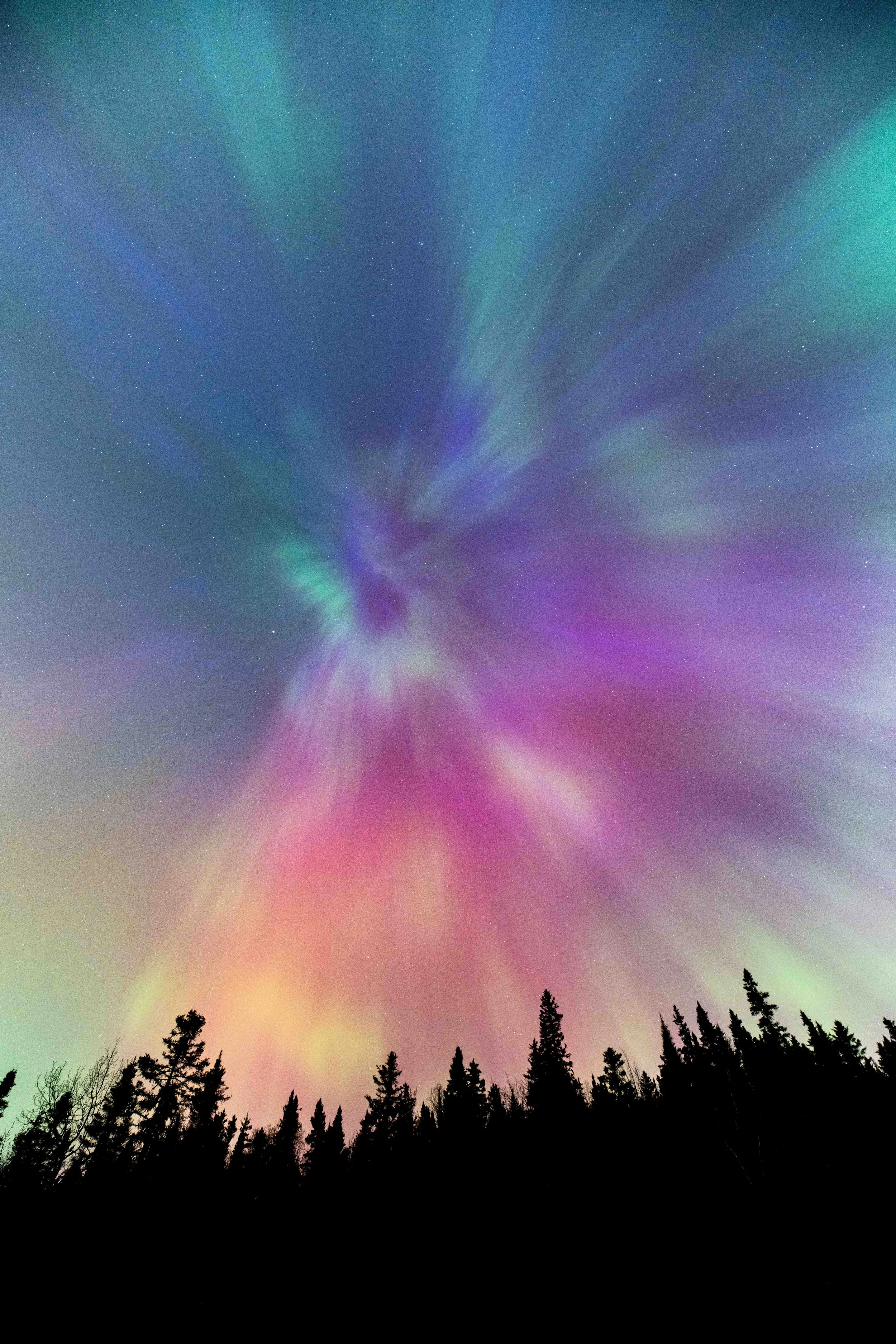 aurores boréales québec côte-nord Saint-laurent