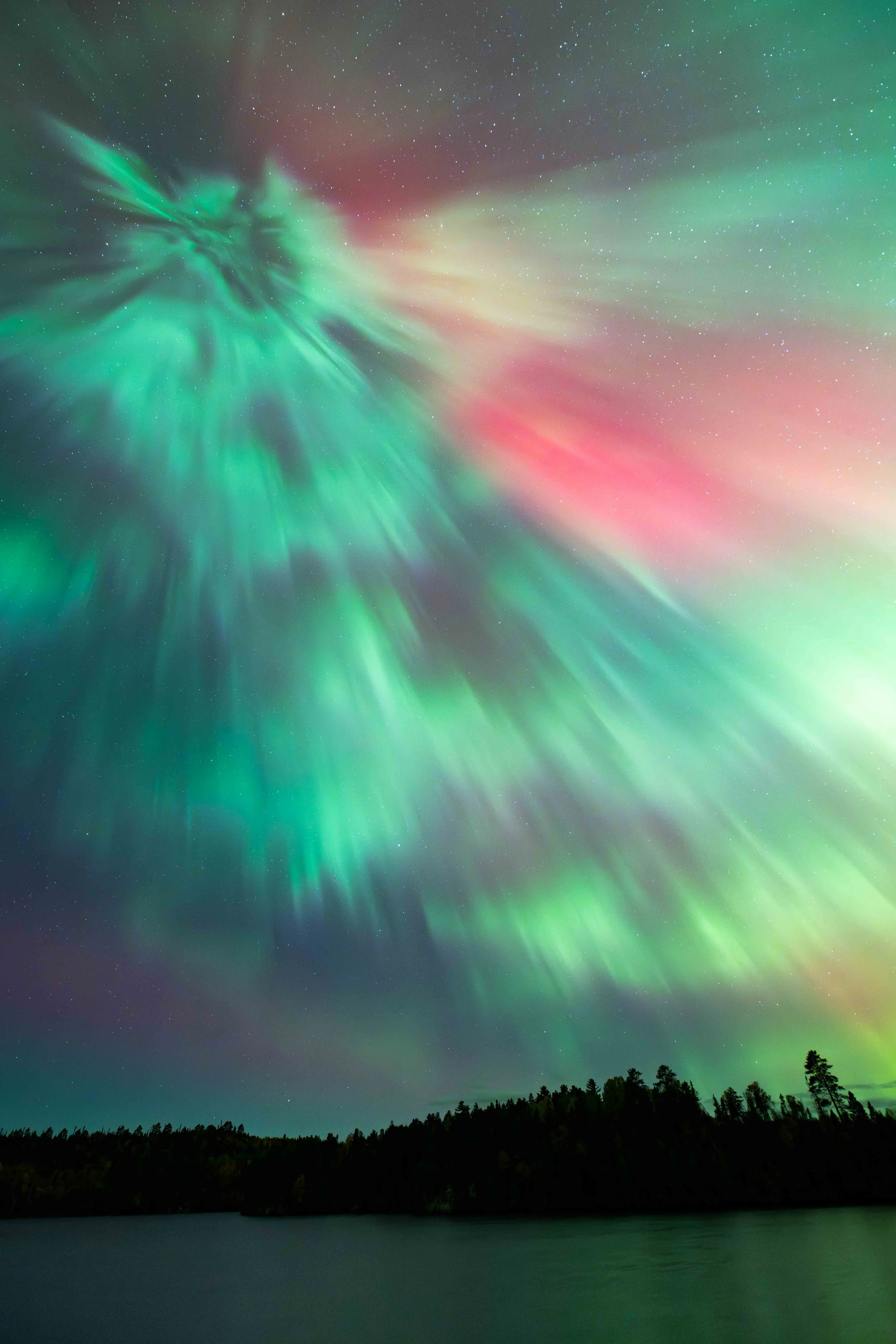 aurores boréales bergeronnes côte-nord québec