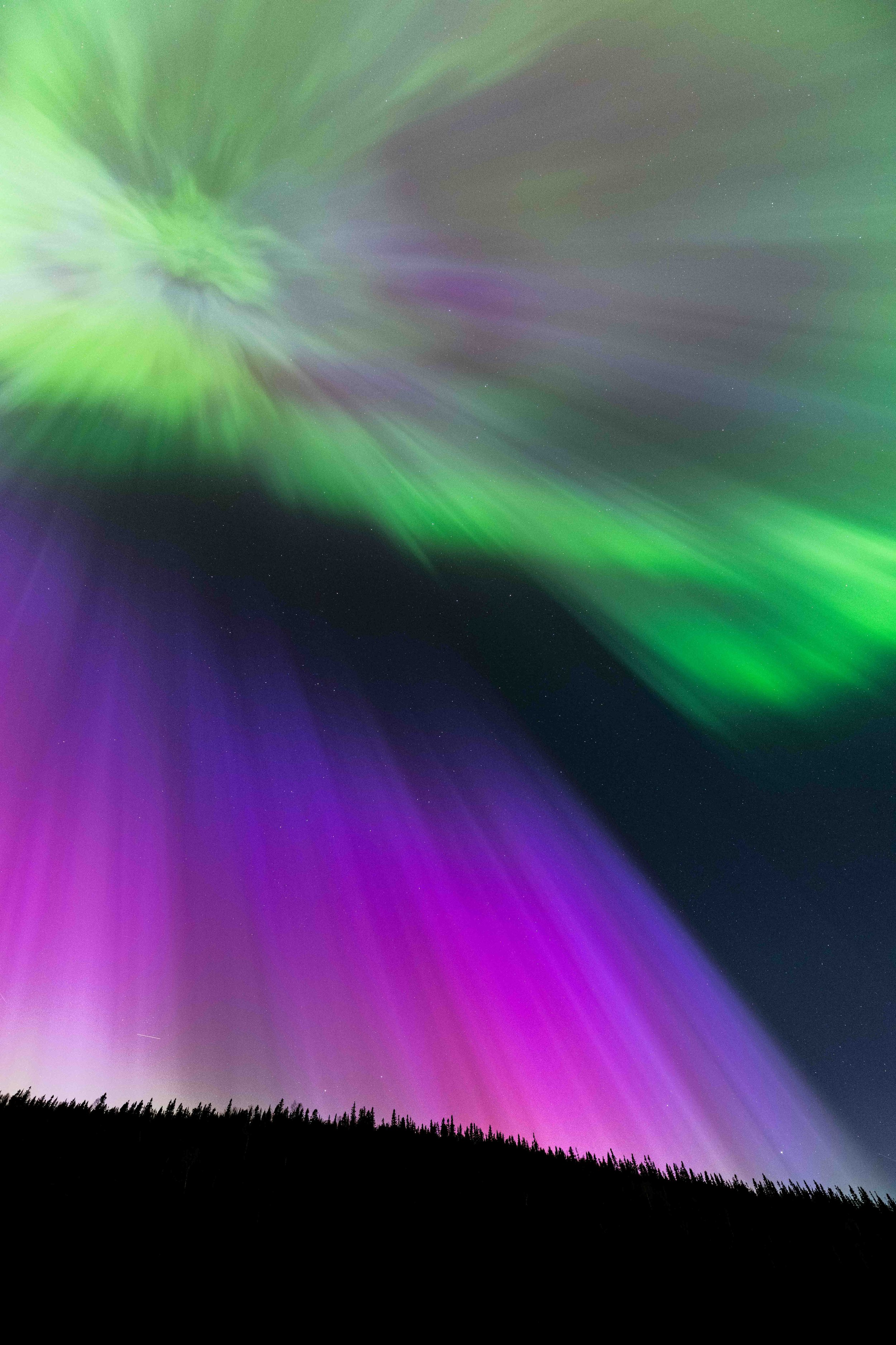 aurores boréales québec côte-nord Saint-laurent