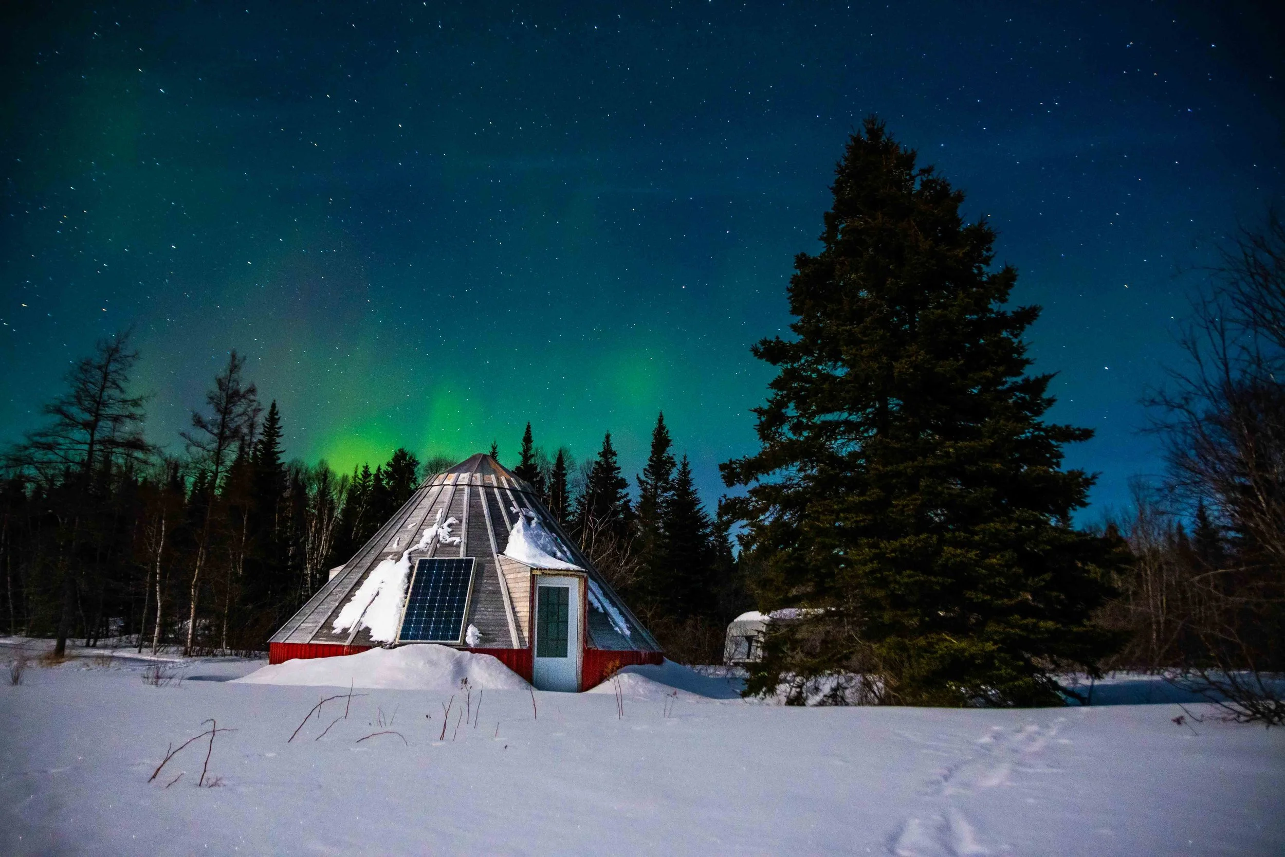 aurore boréale québec côte-nord Bergeronnes