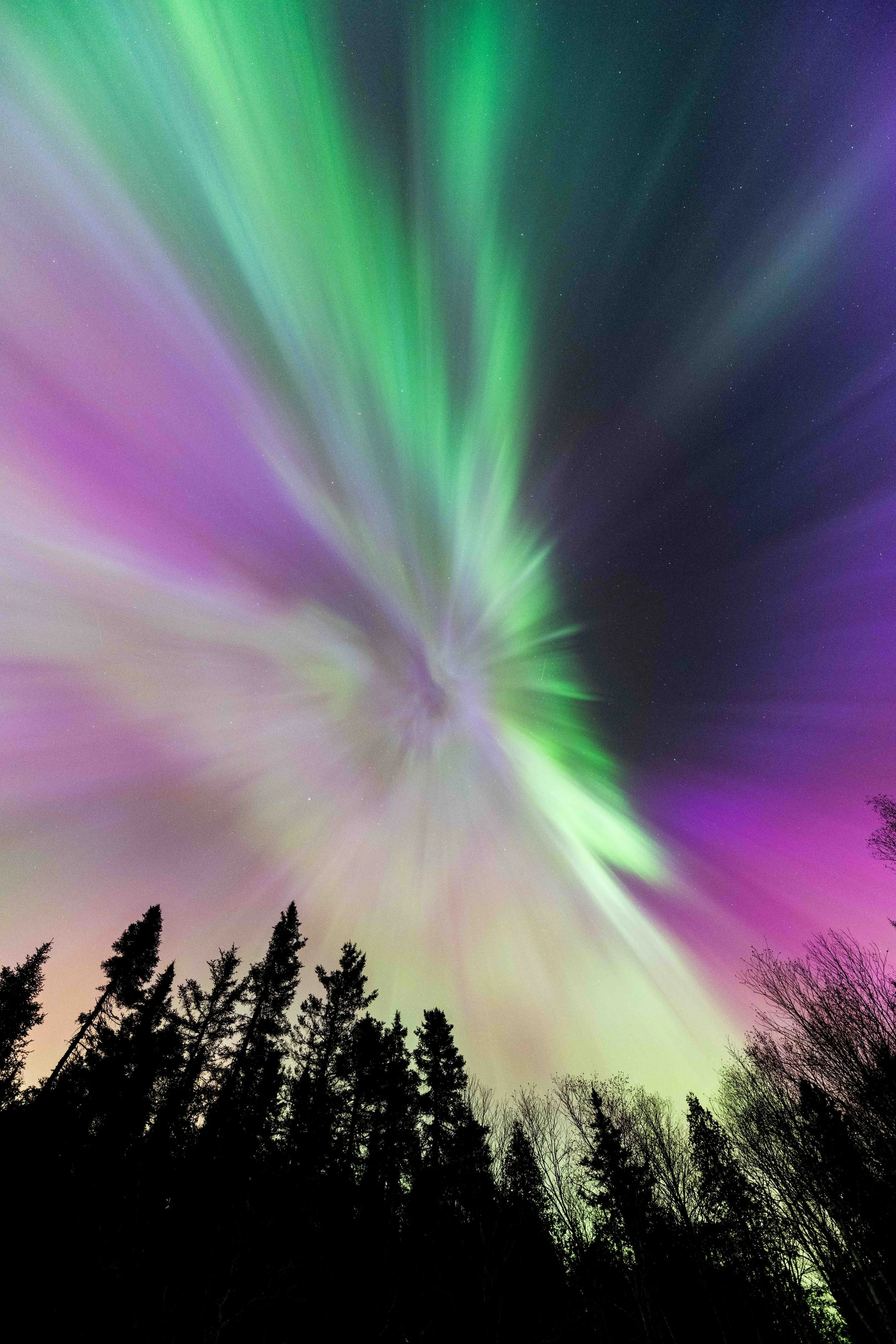 aurores boréales québec côte-nord Saint-laurent