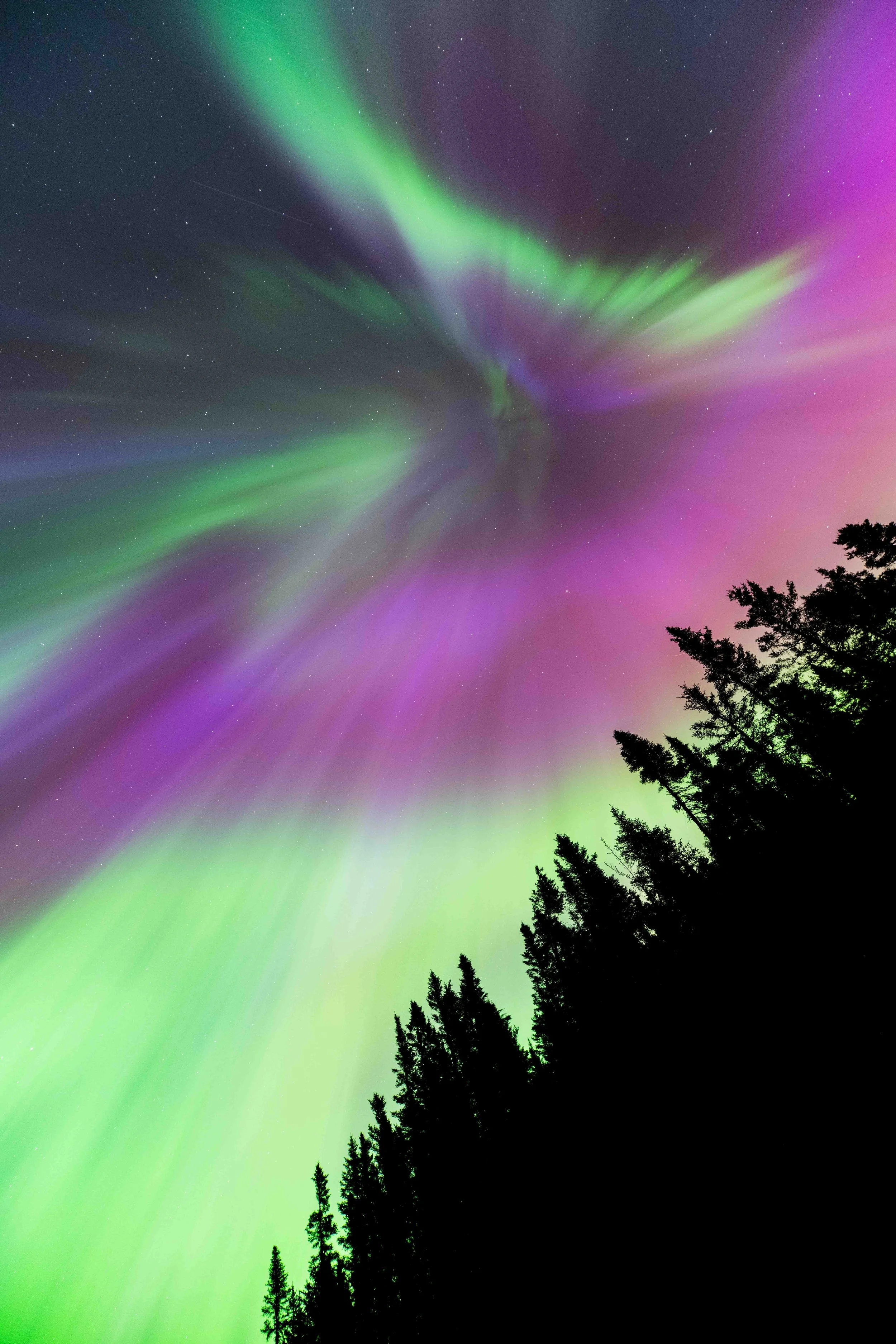 aurores boréales québec côte-nord Saint-laurent