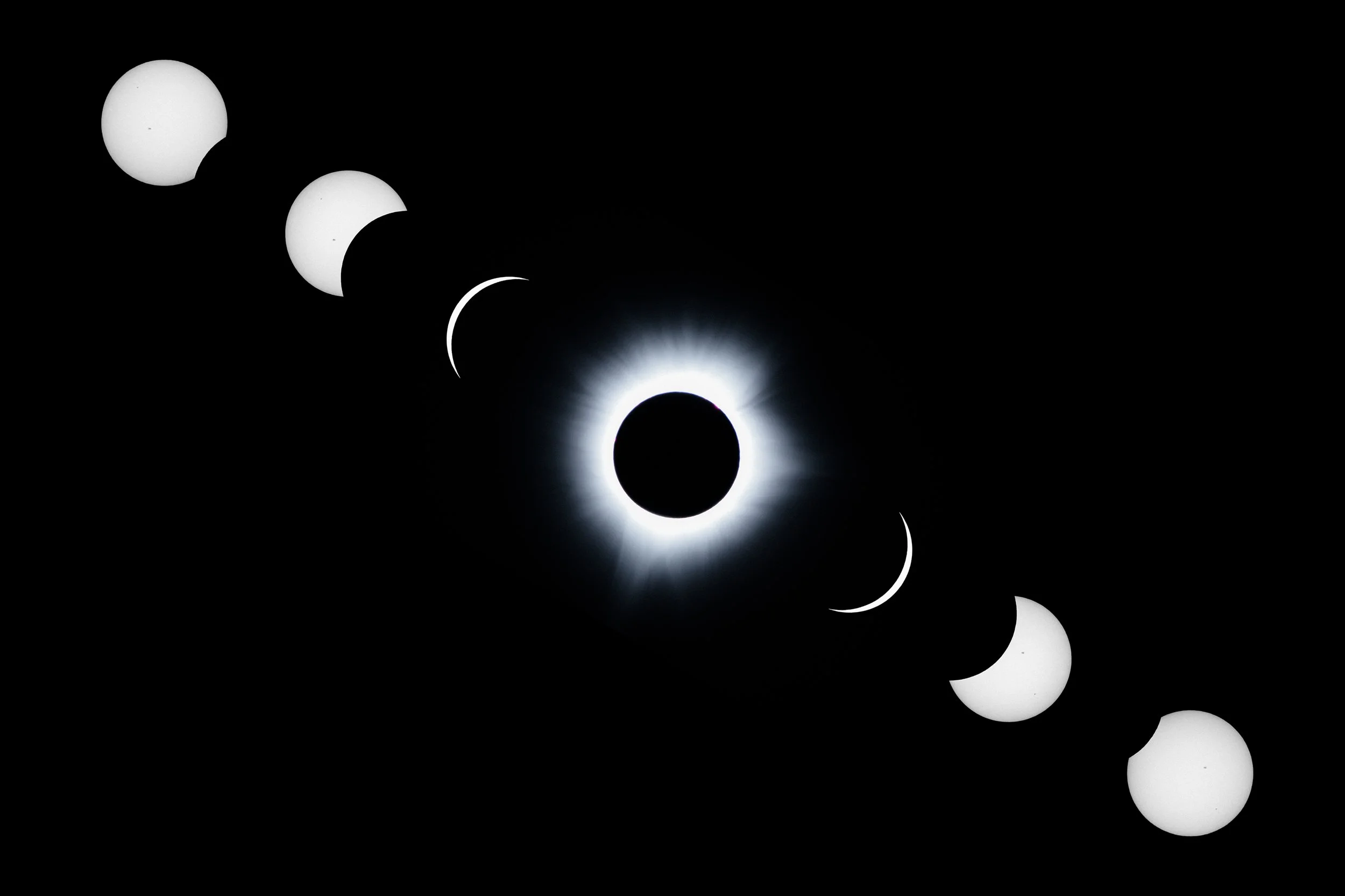 Éclipse solaire totale sherbrooke 2024