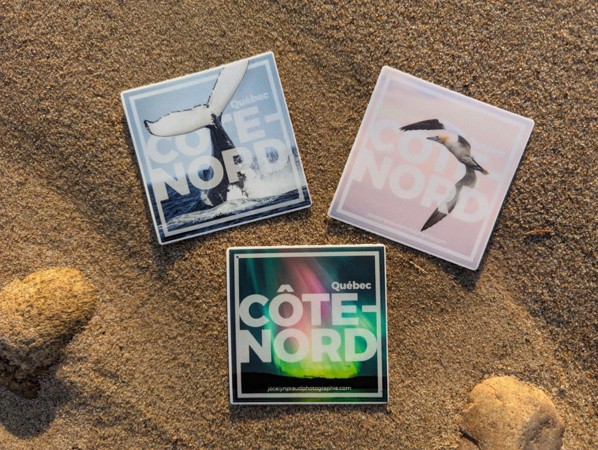 Autocollants Vinyle 3" Collection Côte-Nord