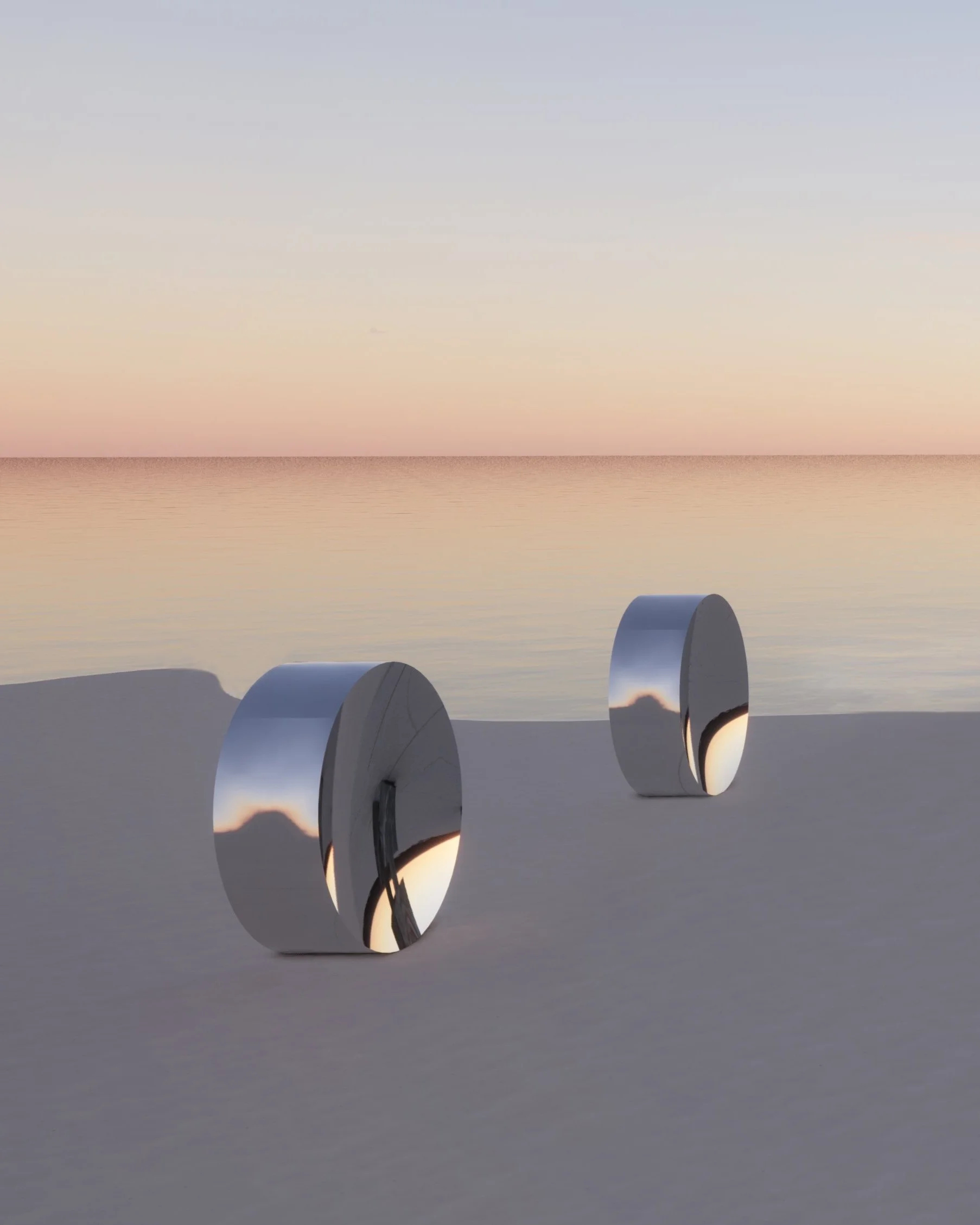 Templo de Fuego large-scale sculpture by Dualismo Studio, founded by Miami artist Sabrina Canals