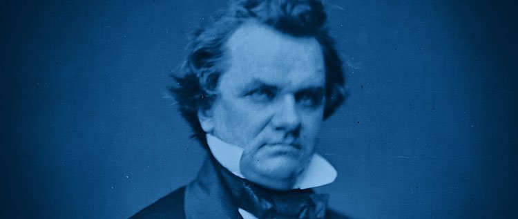 Stephen A. Douglas with guest; Reg Ankrom