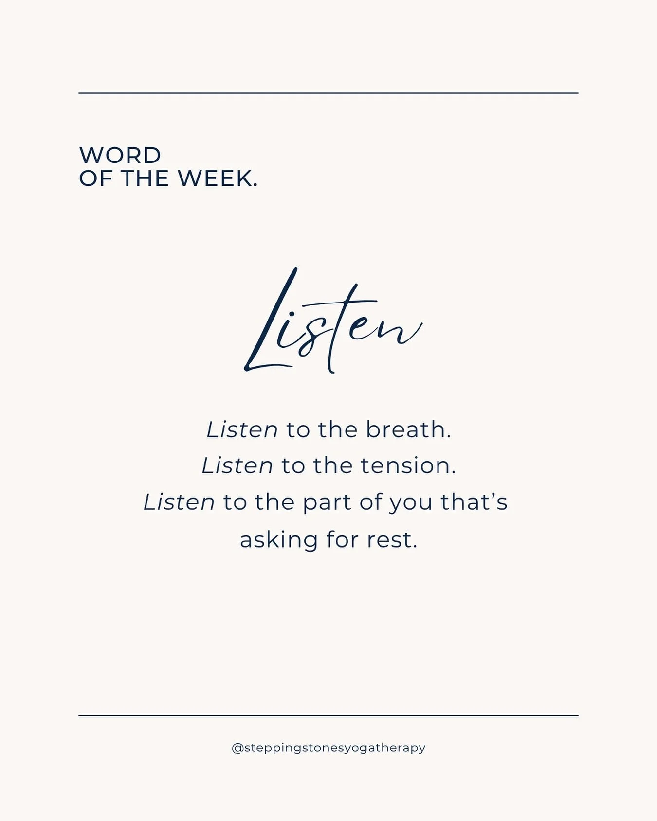 Deep listening is a love language &mdash; especially toward yourself. When do I override my own inner voice? What would it sound like to listen deeply instead? #selfattunement #innerwisdom #embodiedlistening