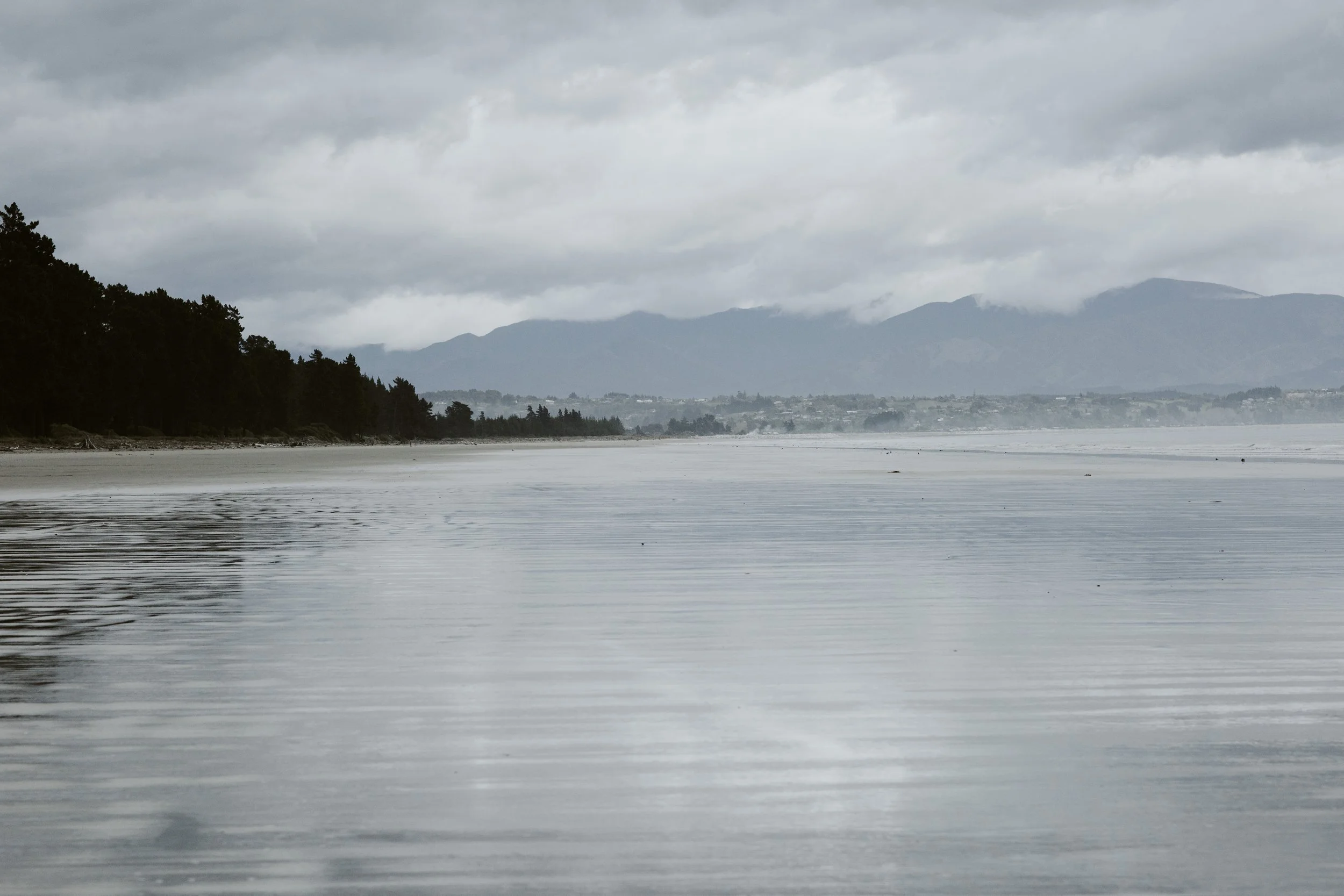 Nelson beach coastline creating a sense of calm, space, and connection to nature