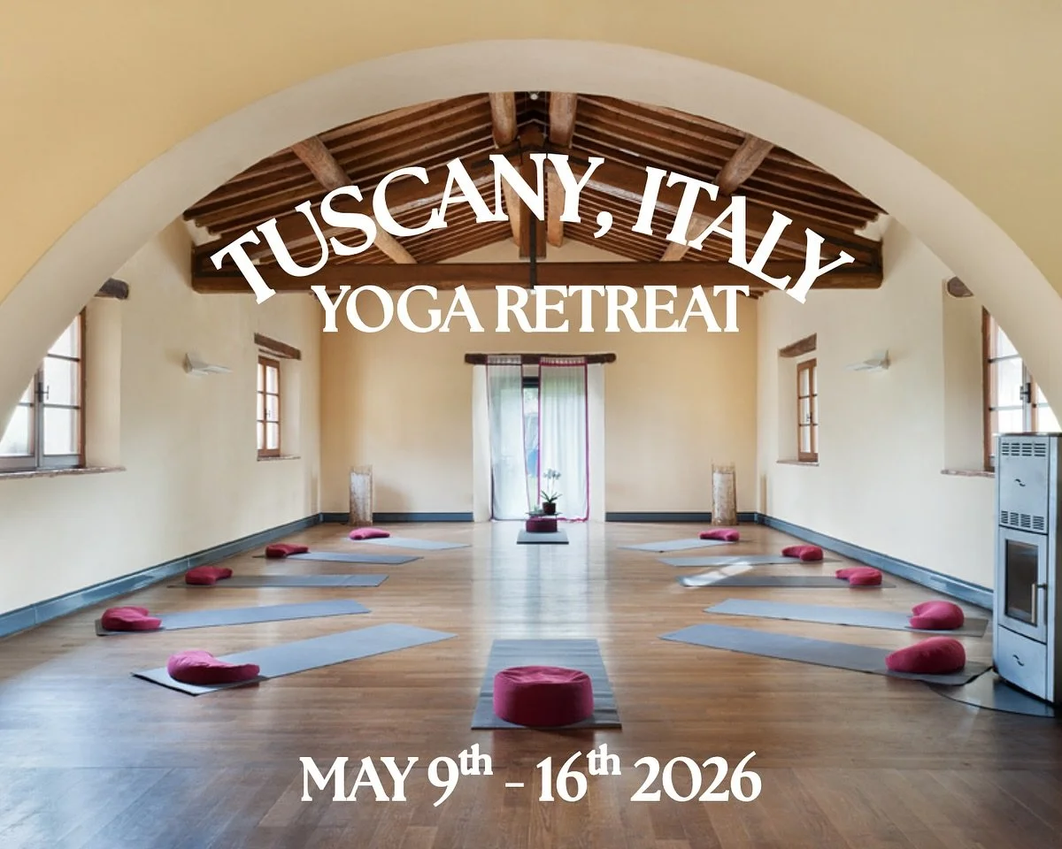 🔸10% off early bird pricing is now open - reserve your mat under the Tuscan sky🔸

Is there anything better than starting and ending your day with yoga while in Italy? I don't think so.

🌞Each morning, we move with the sun through energizing Vinyas