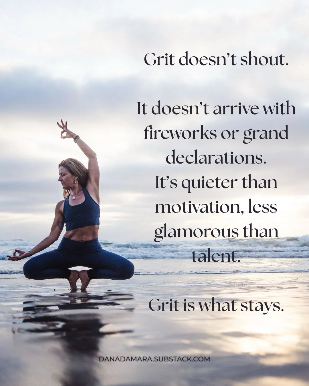 Grit doesn&rsquo;t shout. It&rsquo;s quieter than motivation and less glamorous than talent&mdash;more presence than performance. 

It&rsquo;s what stays when the spark fades, when work feels invisible, when quitting would make sense. And yet&mdash;y