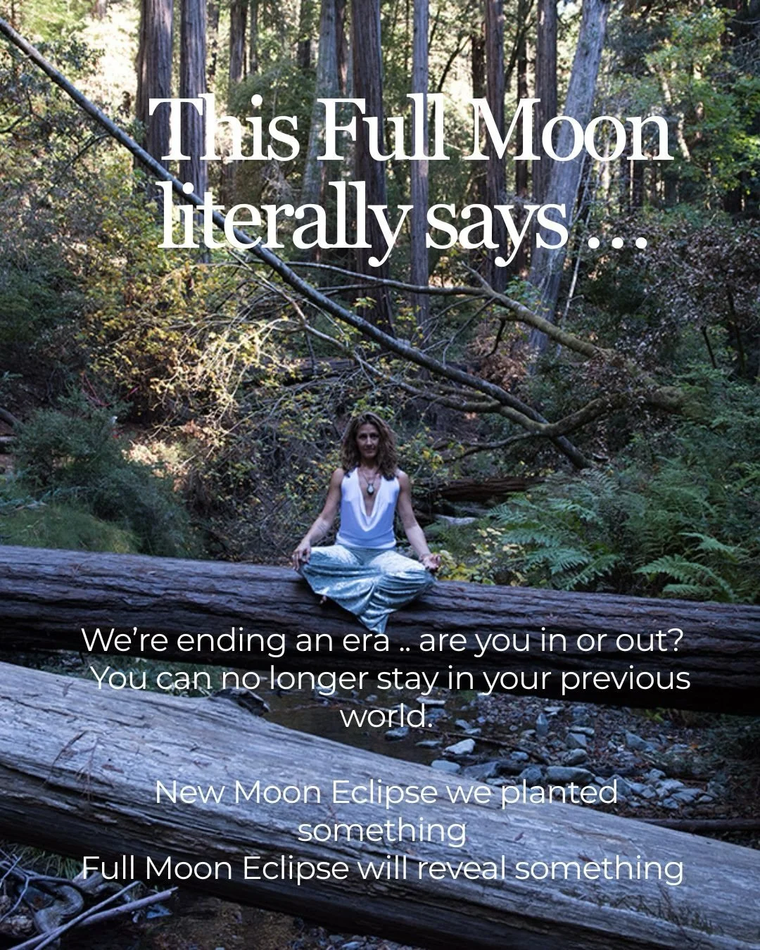 An era is ending. The old you won&rsquo;t survive this one &mdash; and that&rsquo;s a good thing. Your soul knows the way forward. Are you listening? 🌕🔥