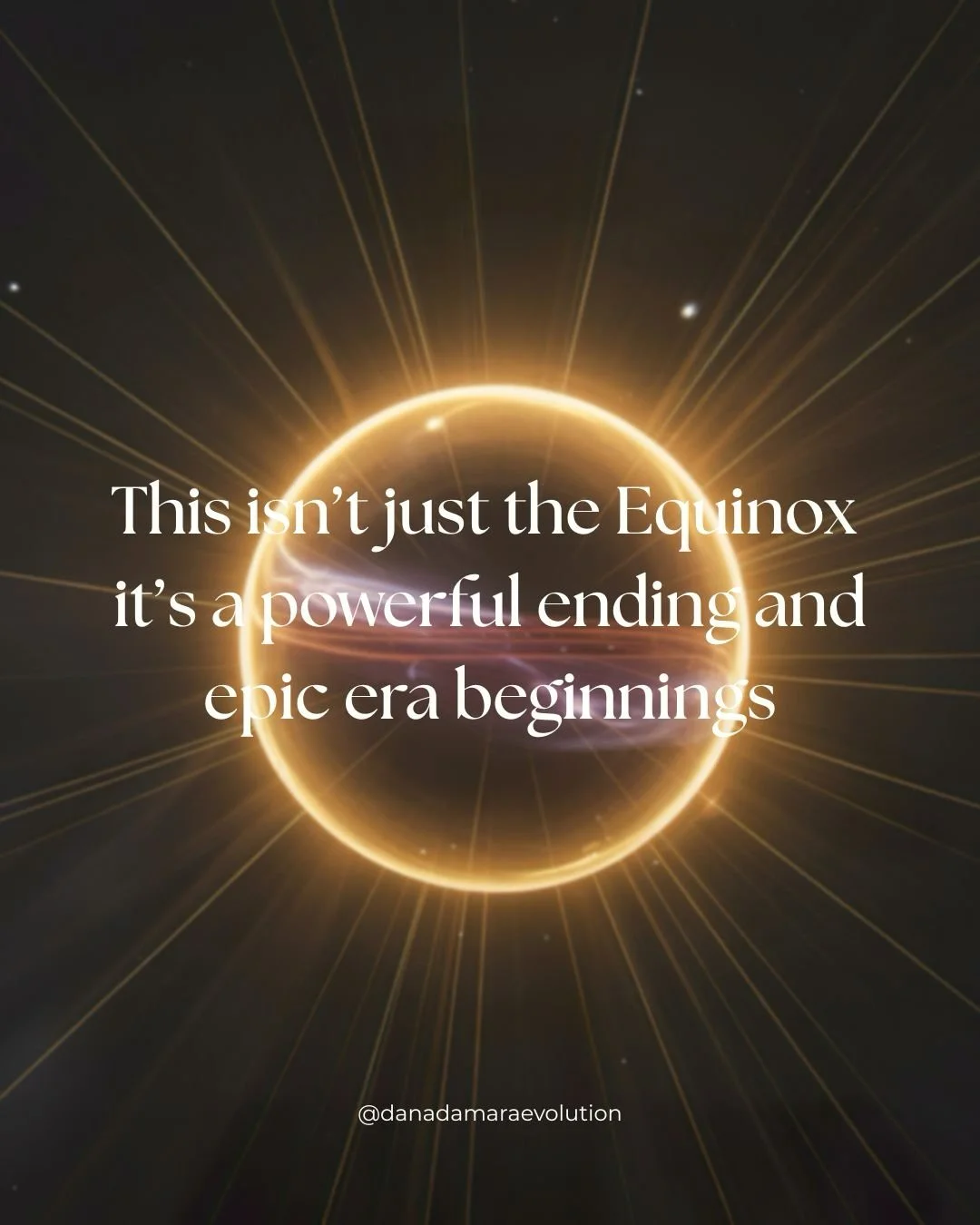 This isn&rsquo;t just the Equinox ✨ it&rsquo;s a powerful threshold.

We&rsquo;re closing out eclipse season&mdash;energy that will continue to echo for months. 

Mercury is moving direct, Jupiter is shifting forward, Pisces is coming to a close, and