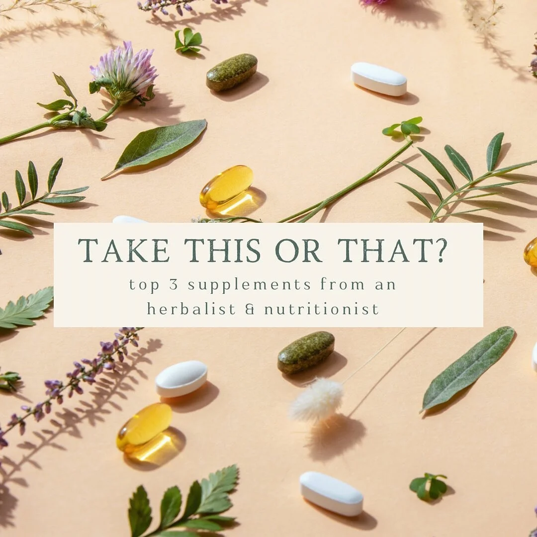 As a budding Clinical Herbalist, one of my top client questions are &ldquo;What vitamins and supplements should I be taking?&rdquo;. 

The idea is that before we do any major changes or take away anything from someone&rsquo;s diet and lifestyle, we m