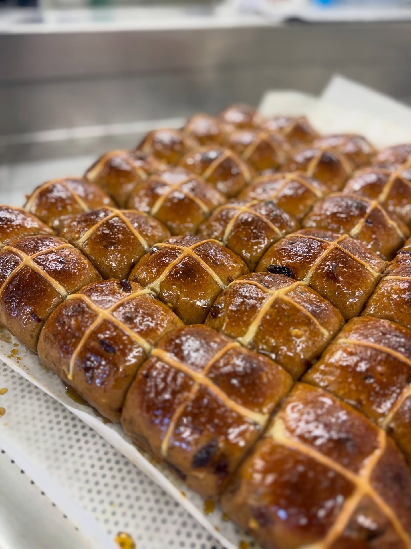 First round of buns available from the market tomorrow, available to order online from next week 👀 🐰