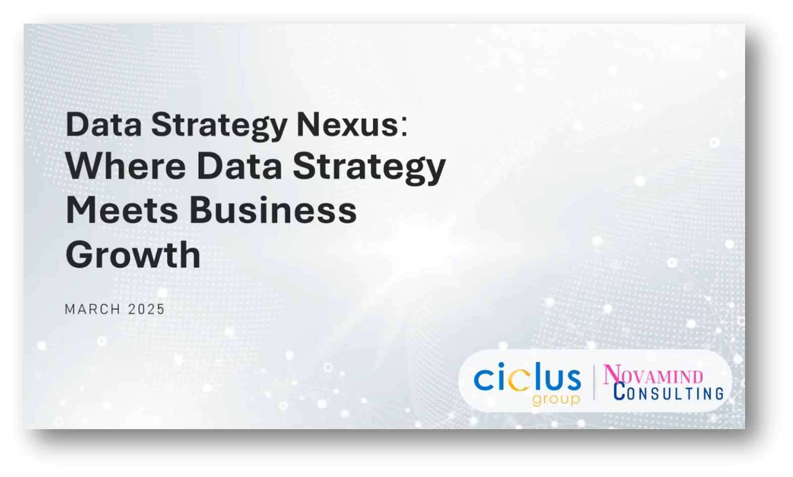 Data Strategy Nexus - "Where Data Strategy Meets Business Growth" with Marita Huaman Peralta