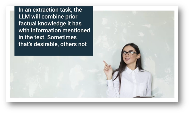 LLMs Combine Factual Knowledge they have with Information in Ingested Text