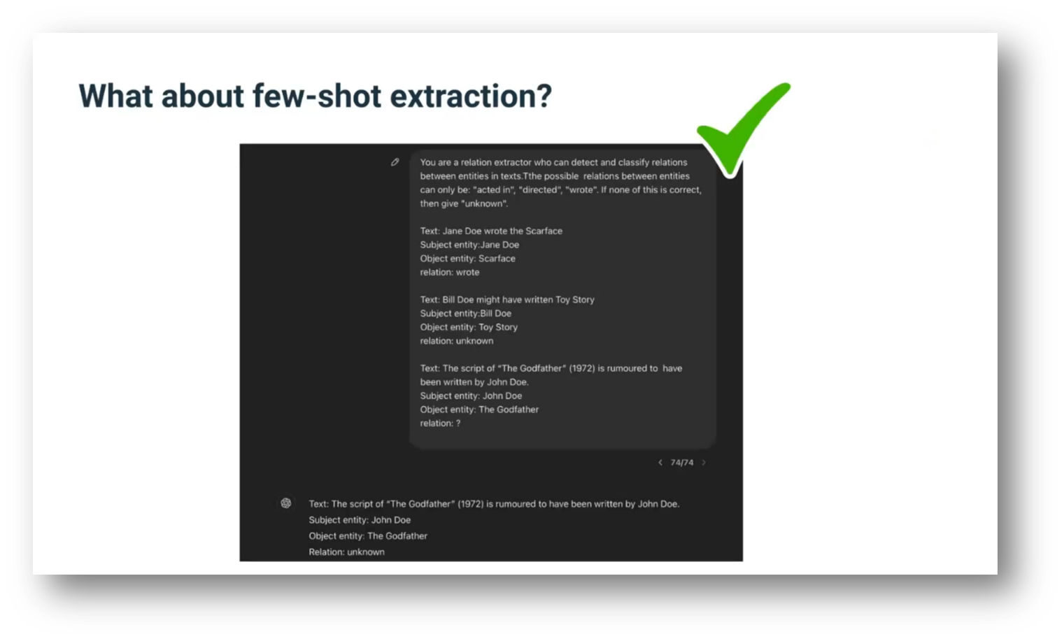 Few-Shot Extraction
