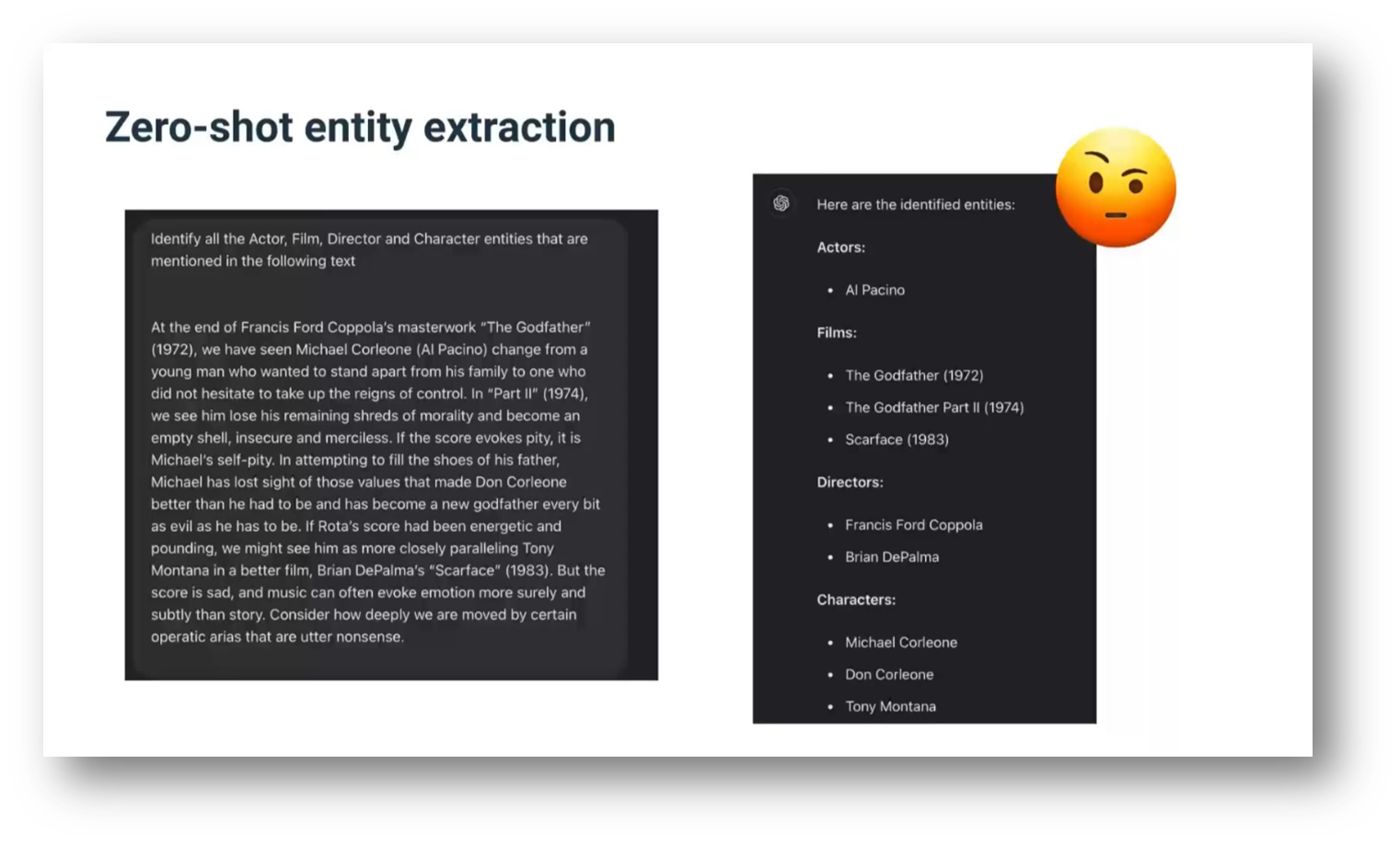 Zero-shot Entity Extraction