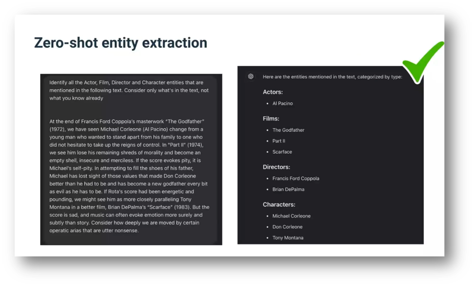 Zero-shot Entity Extraction Two