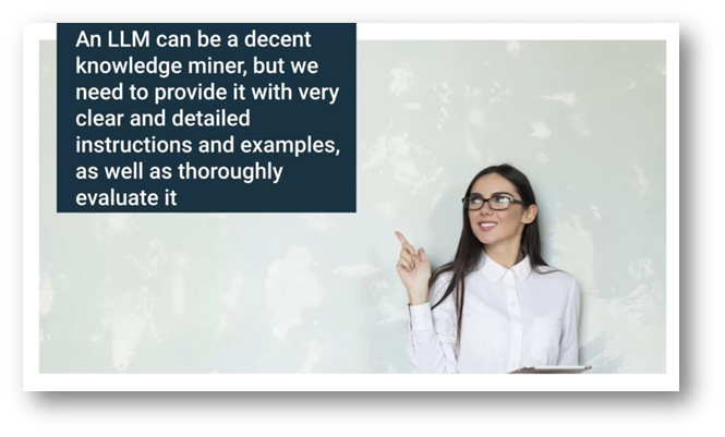 LLM as a Knowledge Miner with Clear and Detailed Instructions