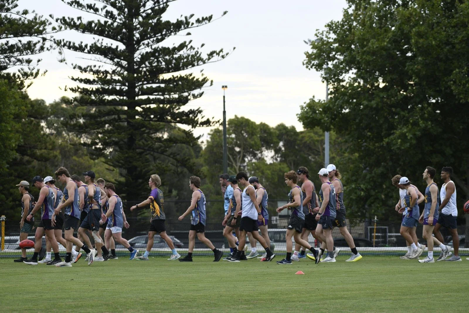 The players are back at the ground