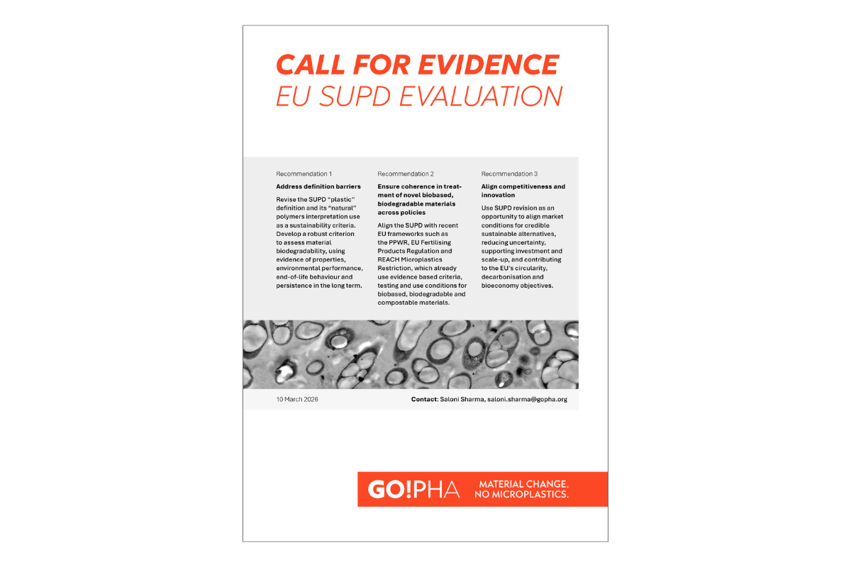 GO!PHA’s EU Single Use Plastics Directive (SUPD) evaluation