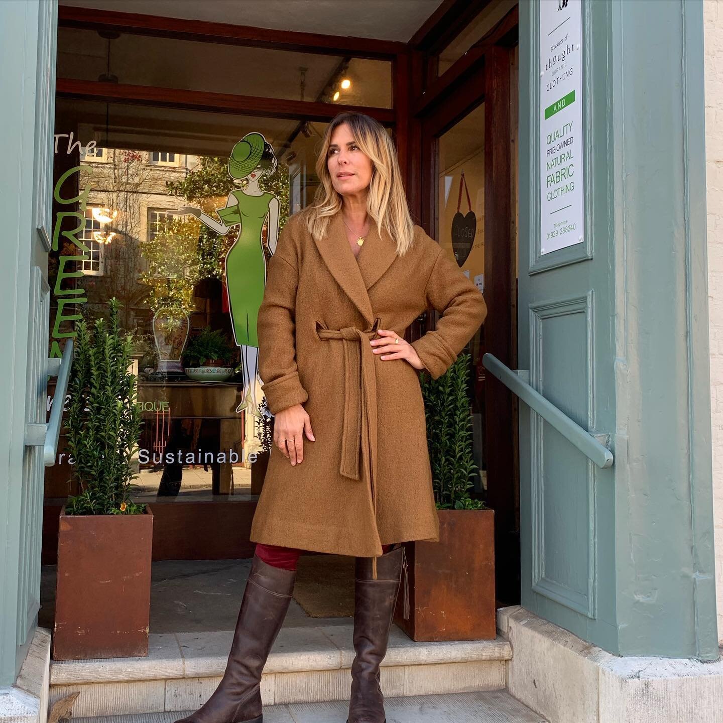 Just one left BNWT from Thought organic company for now at sale price of &pound;40 😱 this is a &pound;120 coat. Size 12 .... @www.the green dress.co.uk