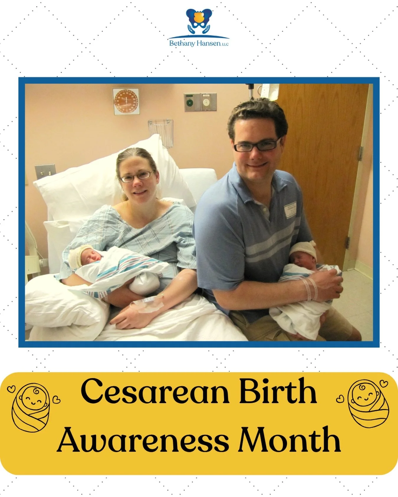 Cesarean births are not easy, but they get a bad rap! Here is the real deal&hellip;

Elective and emergency Cesarean births are not the same. I had an elective Cesarean for the birth of my twins because baby A was breech and it was decided that was t