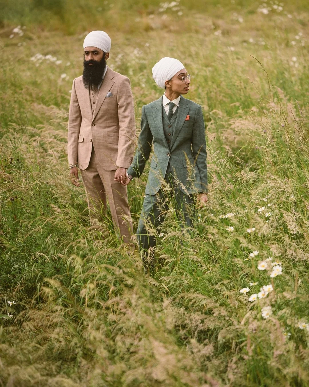 Happy 1st Anniversary to Harmit &amp; Gurcharan

A year ago today, this effortlessly stylish and incredibly fun couple celebrated their love at the stunning Lapstone Barn, and made a statement.
✨ Custom his &amp; hers HEMP suits! 

Harmit &amp; Gurch