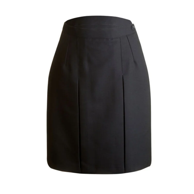 Navy four pleat skirt – Short