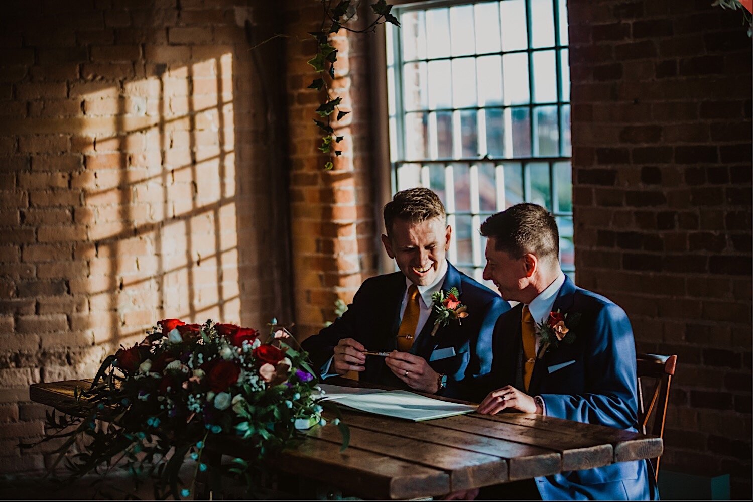 46_TWS-439 copy_photographer_wedding_industrial_venue_gay_grooms_photography_ceremony_chic_westmill_rings_derby.jpg